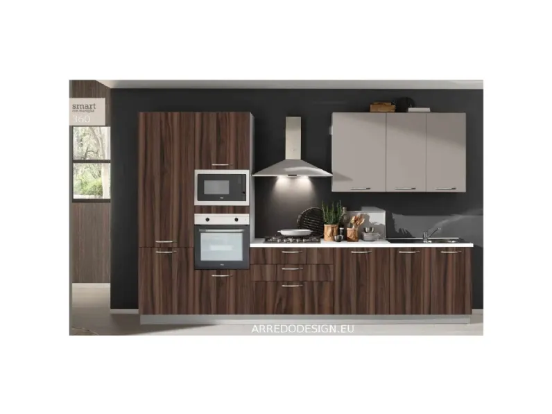 Cucina altri colori moderna lineare Smart Net cucine scontata