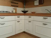Cucina Snaidero moderna ad angolo bianca in laccato opaco Gioconda
