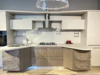Cucina Skyline moderna grigia Snaidero lineare scontata 53%