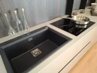 Cucina Spring  job moderna tortora Dibiesse lineare scontata 30%