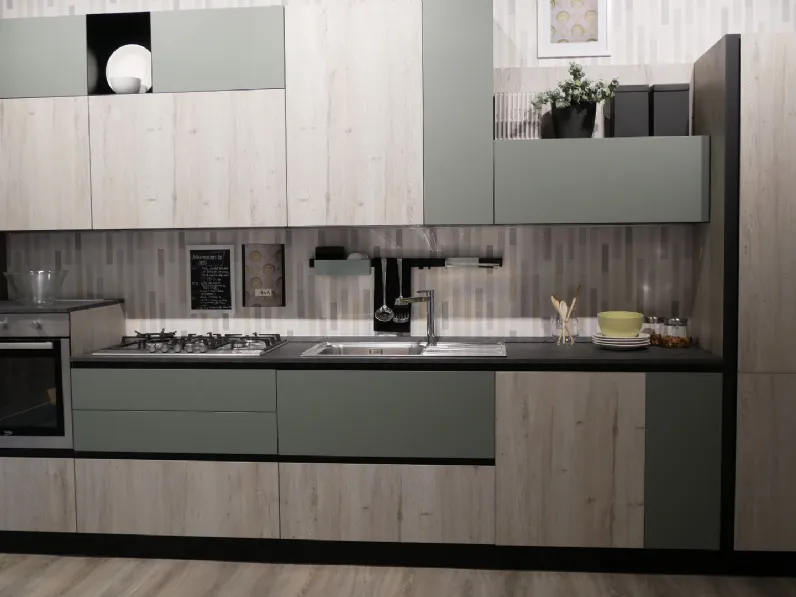 Cucina Star moderna altri colori lineare Mobilturi