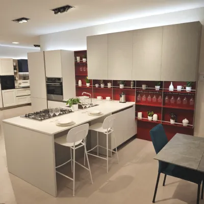 Cucina Start presa moderna altri colori Veneta cucine con penisola scontata 40%