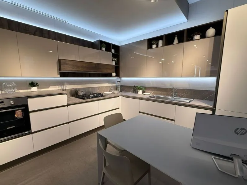 Cucina Start time presa ad angolo Veneta cucine con uno sconto imperdibile