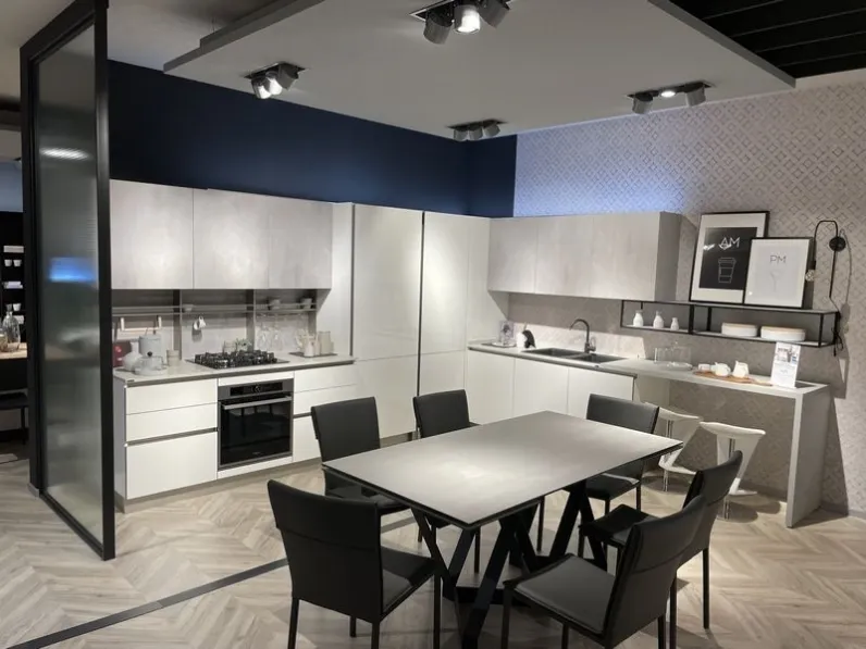 CUCINA Stosa ad angolo Stosa cucine mod. aleve+ infinity SCONTATA 59%