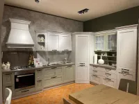 Cucina Cv 633 virginia  classica bianca Stosa ad angolo scontata 43%
