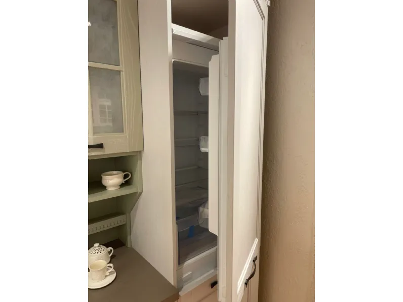 Cucina Cv 633 virginia  classica bianca Stosa ad angolo scontata 43%