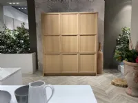 Cucina con penisola in legno a prezzo ribassato 65%
