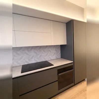 Cucina a PREZZI OUTLET in laminato opaco Stosa -25%