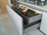cassetto interno con portaposate Tavinea diagonale creato per Stosa Cucine