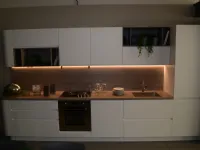 Cucina Stosa cucine moderna lineare bianca in laccato opaco Bring