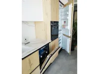 Cucina moderna lineare Infinity Stosa in rovere chiaro e natura a 4700.