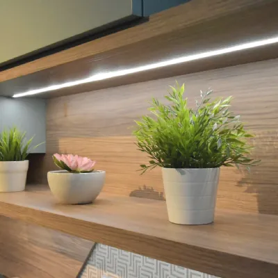 Cucina Stosa Metropolis fenix cemento  OFFERTA OUTLET sconto 50% 