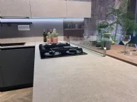 Cucina Stosa moderna con penisola altri colori in nobilitato Infinity young