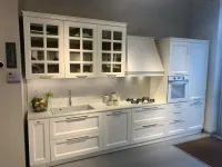 Cucina Beverly moderna bianca Stosa lineare scontata 50%