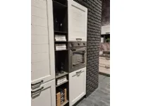 Cucina Stosa moderna lineare in rovere chiaro con finitura laminato opaco 