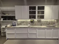 Cucina lineare in legno a prezzo ribassato 51%