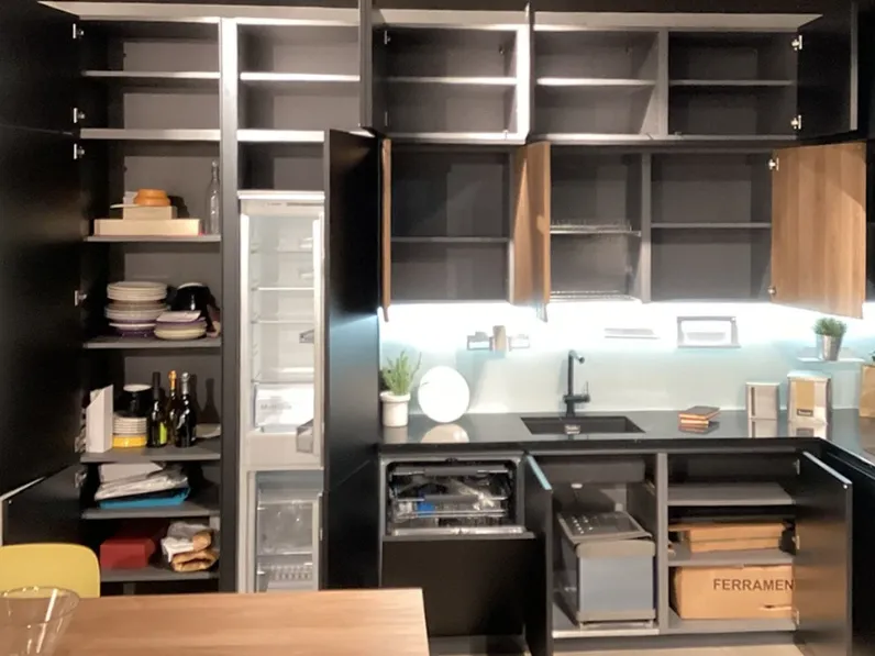 Cucina ad angolo in melaminico altri colori Tag seta a prezzo scontato