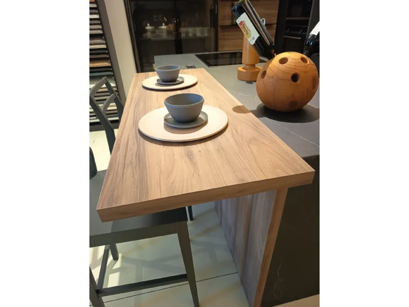 Cucina a PREZZI OUTLET in laminato materico Arredo3 -40%