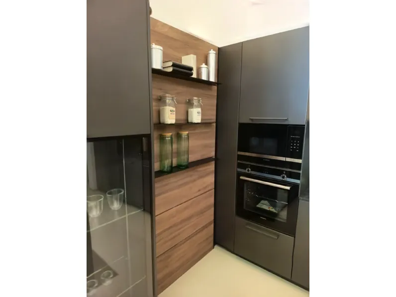 Cucina a PREZZI OUTLET in laminato materico Arredo3 -40%
