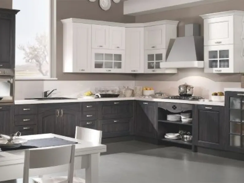 Cucina tortora classica lineare Aisha Mobilturi in offerta