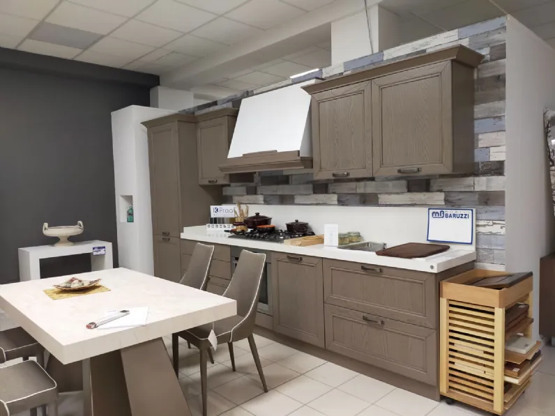 Cucina tortora classica lineare Opera Arredo3 in Offerta Outlet