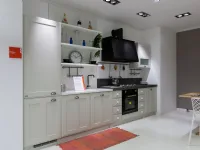 Cucina tortora country lineare Favilla Scavolini