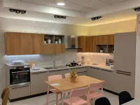 Cucina tortora design ad angolo Ethica Veneta cucine in Offerta Outlet