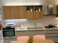 Cucina tortora design ad angolo Ethica Veneta cucine in Offerta Outlet