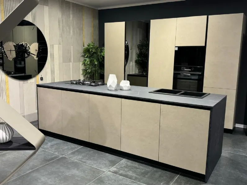 CUCINA con isola Binova Bluna SCONTATA 56%