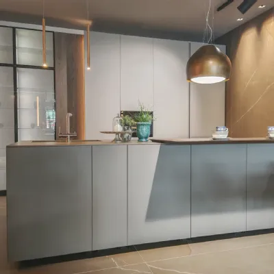 Cucina tortora design con isola Cesar Cucina elle a soli 18542