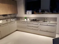 Cucina Veneta cucine moderna ad angolo tortora in polimerico opaco Cucina modello ethica dek