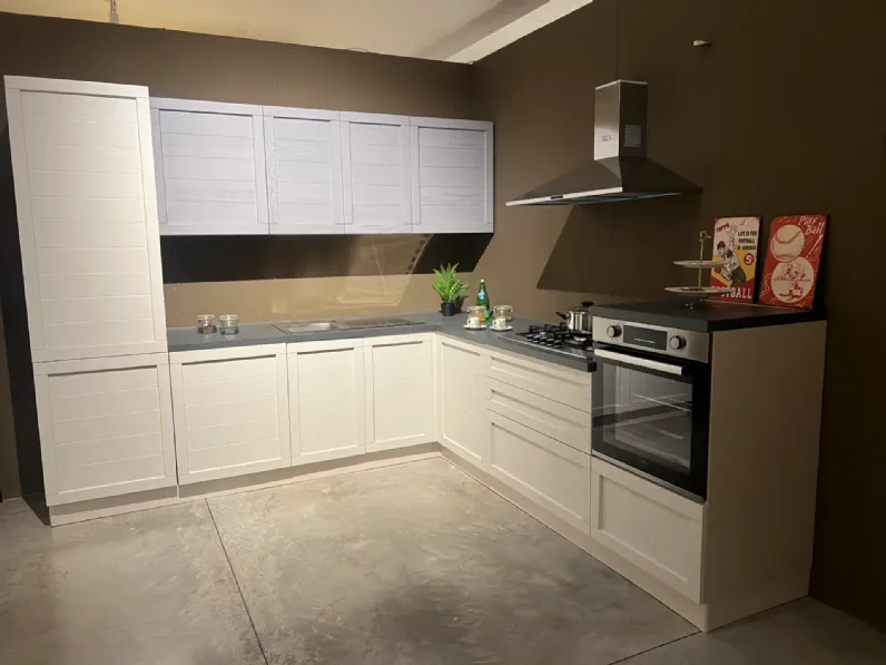 Cucina tortora moderna ad angolo Elsa  Mobilturi a soli 5300 Euro