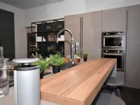 Cucina tortora moderna ad isola Kal Arredo3 in offerta