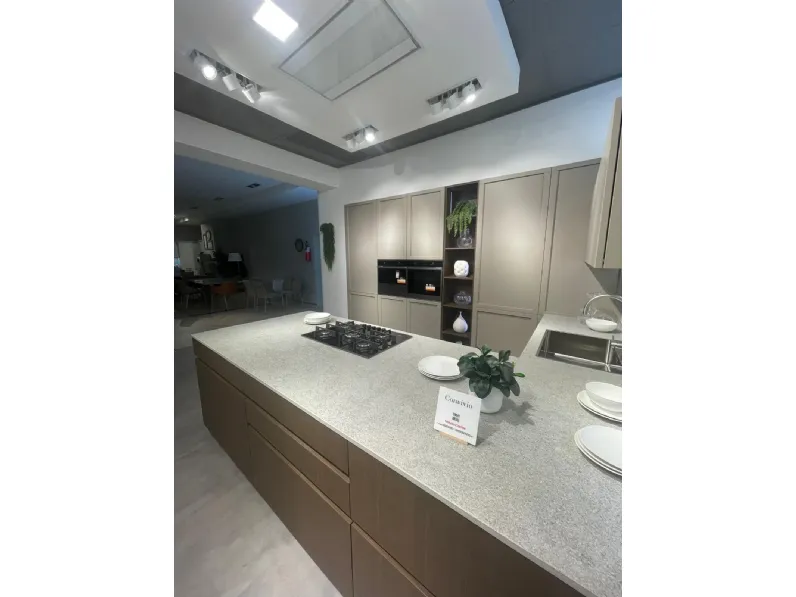 Cucina con penisola in  a prezzo ribassato 53%