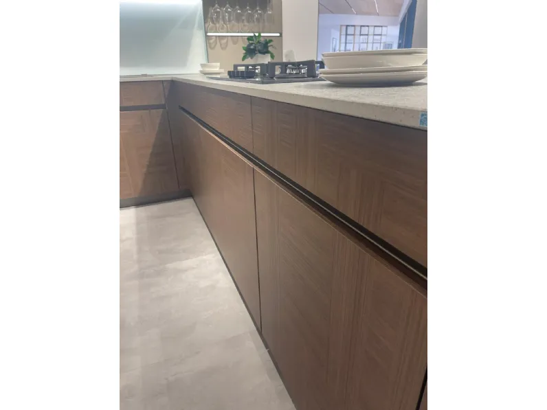 Cucina con penisola in  a prezzo ribassato 53%