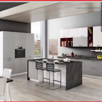 Cucina tortora moderna lineare Master k smart Net cucine