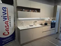Cucina lineare moderna tortora Mobilturi Nevada a soli 6800 Euro
