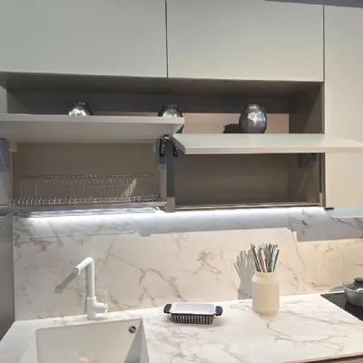 Cucina tortora moderna lineare Nevada Mobilturi a soli 6800 Euro