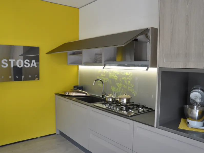 Cucina tortora moderna lineare Rewind Stosa cucine