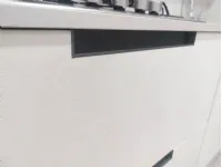 Cucina tortora moderna lineare Round Lube cucine in Offerta Outlet