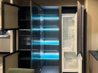 Cucina tortora moderna lineare Mobilturi Stratos a soli 11200