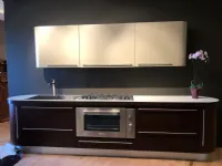 Cucina tortora moderna lineare Twin Del tongo scontata