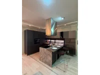 Cucina Up design  moderna noce Ar-tre ad angolo scontata 50%