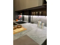 Cucina Up design  moderna noce Ar-tre ad angolo scontata 50%
