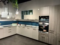 Cucina tortora moderna ad angolo Scavolini Urban minimal a soli 7100