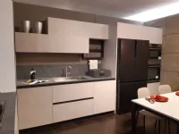 Cucina grigia design lineare Anice Valdesign scontata