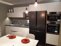 Cucina grigia design lineare Anice Valdesign scontata