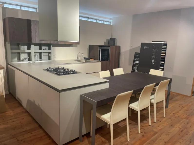 Cucina a PREZZI OUTLET in resina cementizia Valdesign -68%