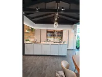 Cucina Veneta cucine design con penisola grigio in vetro Edge vetro 