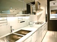 Cucina altri colori moderna lineare Diamante Veneta cucine in Offerta Outlet